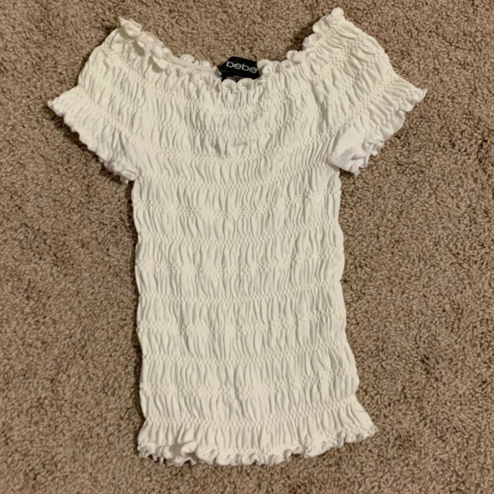 White small cute top from BeBe
